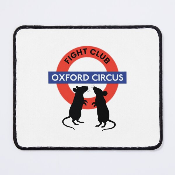 Item preview, Oxford Circus Fighting Mice London Underground Boxing Fight Club designed and sold by seekingclarity.