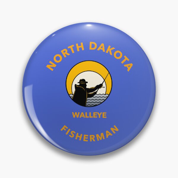 Item preview, NORTH DAKOTA WALLEYE FISHERMAN designed and sold by JamiesLocker.