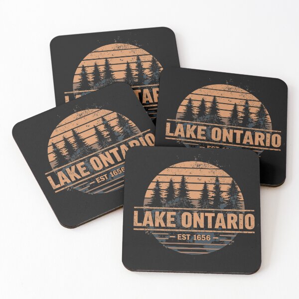 Item preview, Lake Ontario EST 1656 Retro Stripe for Men Women designed and sold by ELK20.