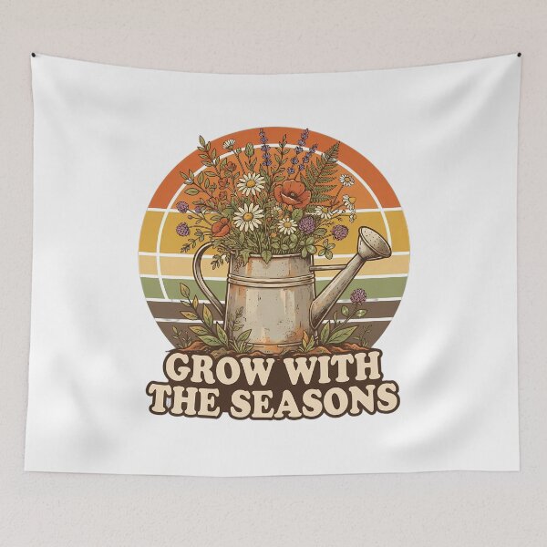 Item preview, Watering Can With Wildflowers designed and sold by SHOP-Corner.