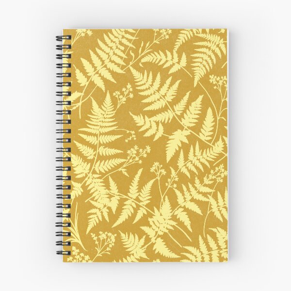 Item preview, Mustard Yellow Fern Botanical Pattern designed and sold by trajeado14.