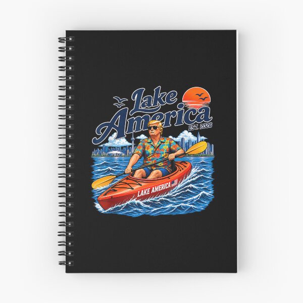 Item preview, Lake America Est. 2026 Trump Kayaking Great Lakes Boating Humor designed and sold by Glow-Paw-Studio.