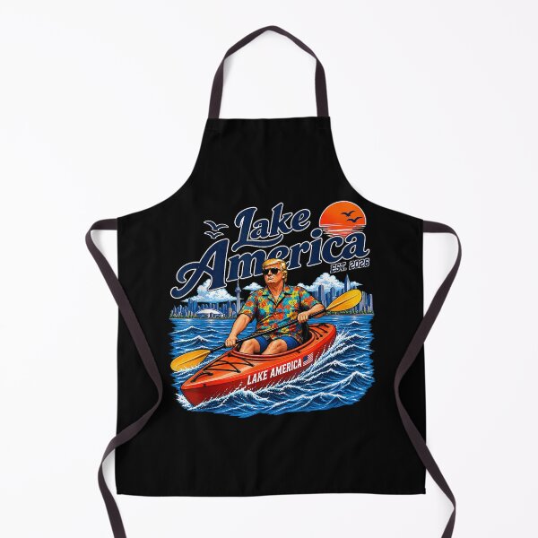 Item preview, Lake America Est. 2026 Trump Kayaking Great Lakes Boating Humor designed and sold by Glow-Paw-Studio.