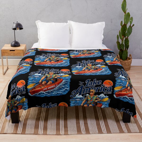 Item preview, Lake America Est. 2026 Trump Kayaking Great Lakes Boating Humor designed and sold by Glow-Paw-Studio.