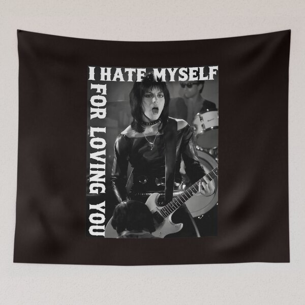 Item preview, Joan Jett "I HATE MYSELF FOR LOVING YOU" designed and sold by findOutDraw.