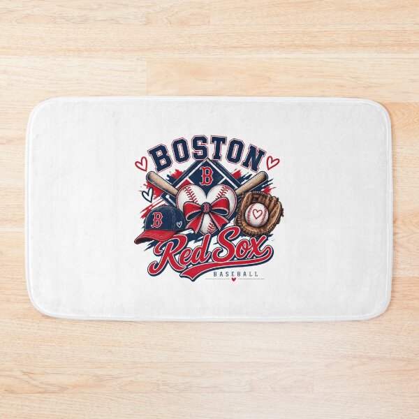Item preview, Boston Baseball Love Heart Sports Fan designed and sold by hleichMehlani.