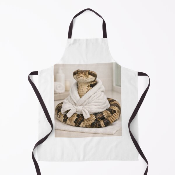 Item preview, Timber Rattlesnake Wearing a Bathrobe designed and sold by Sillytoe.