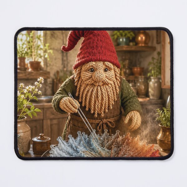 Item preview, Gnome Chef Creating a Colorful Dish designed and sold by JUTElCONIC.