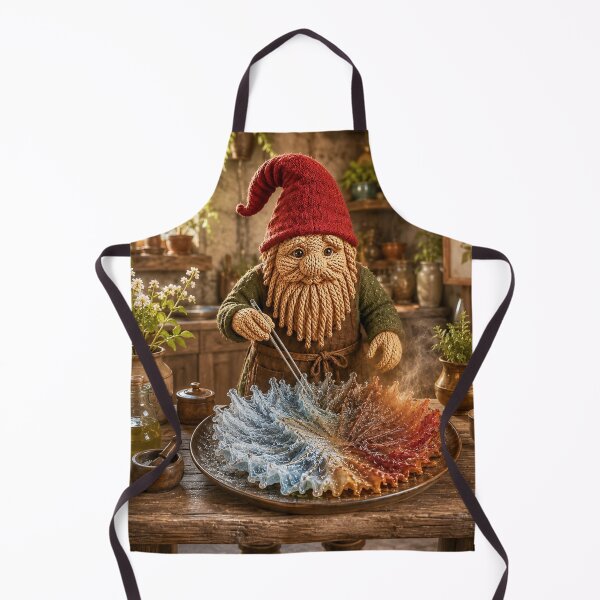 Item preview, Gnome Chef Creating a Colorful Dish designed and sold by JUTElCONIC.