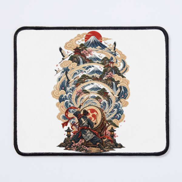 Item preview, The Mountain Maker – Japanese Ukiyo-e Fantasy Art designed and sold by Substance_life.