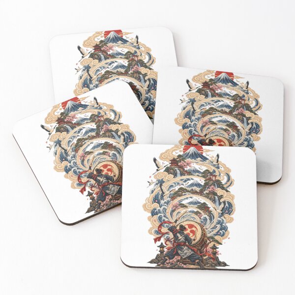 Item preview, The Mountain Maker – Japanese Ukiyo-e Fantasy Art designed and sold by Substance_life.