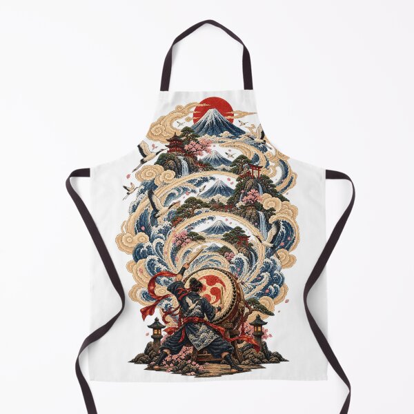 Item preview, The Mountain Maker – Japanese Ukiyo-e Fantasy Art designed and sold by Substance_life.