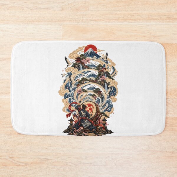 Item preview, The Mountain Maker – Japanese Ukiyo-e Fantasy Art designed and sold by Substance_life.