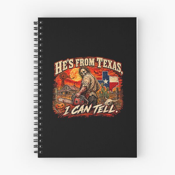 Item preview, He’s From Texas I Can Tell, Texas Chainsaw Horror Halloween designed and sold by Glow-Paw-Studio.