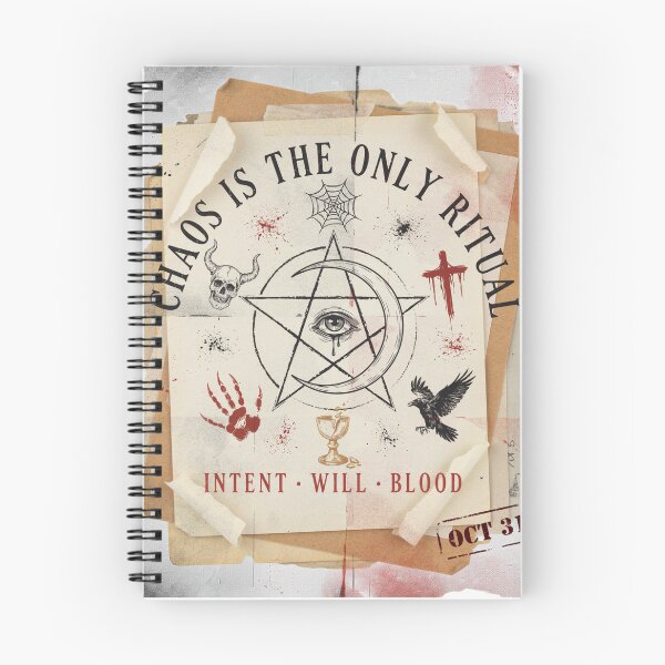 Item preview, Chaos Magic T-Shirt | Intent Is Real Occult Symbol Halloween Graphic Tee v7 designed and sold by DarylWelsh2024.