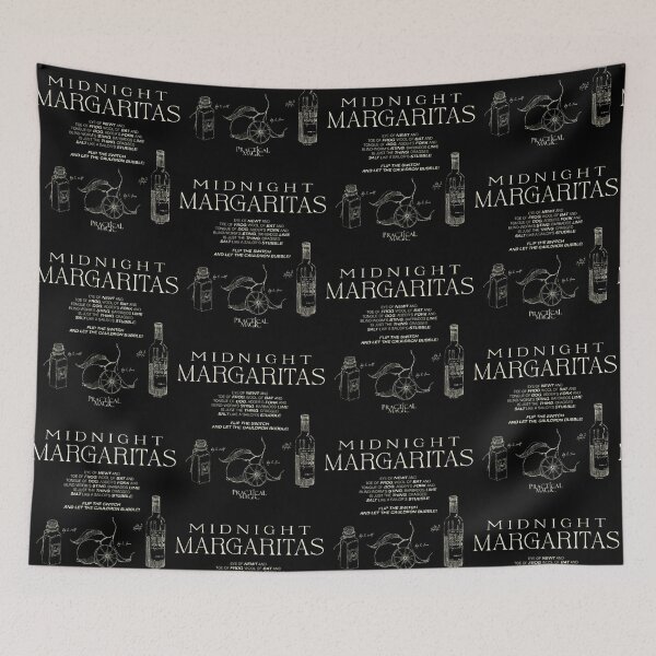 Item preview, Midnight Margaritas Practical Magic Recipe Ingredients Graphic designed and sold by Glow-Paw-Studio.