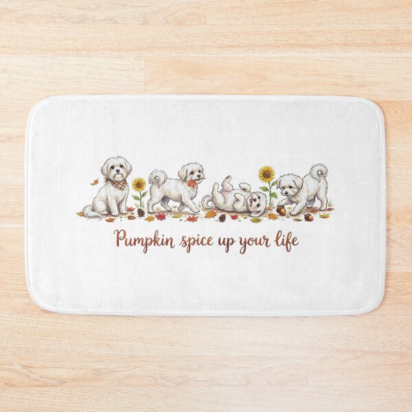 Item preview, cozy fall maltese dogs designed and sold by LisaLopshire35.