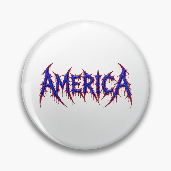 Item preview, AMERICA – Brutal Death Metal Logo designed and sold by TechneCo.