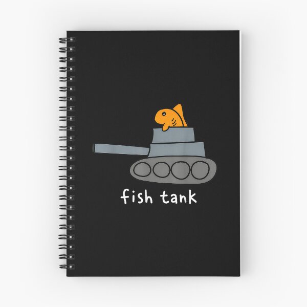 Item preview, Fish Tank Fish Aquarium Military Tank Pun Humor designed and sold by Glow-Paw-Studio.