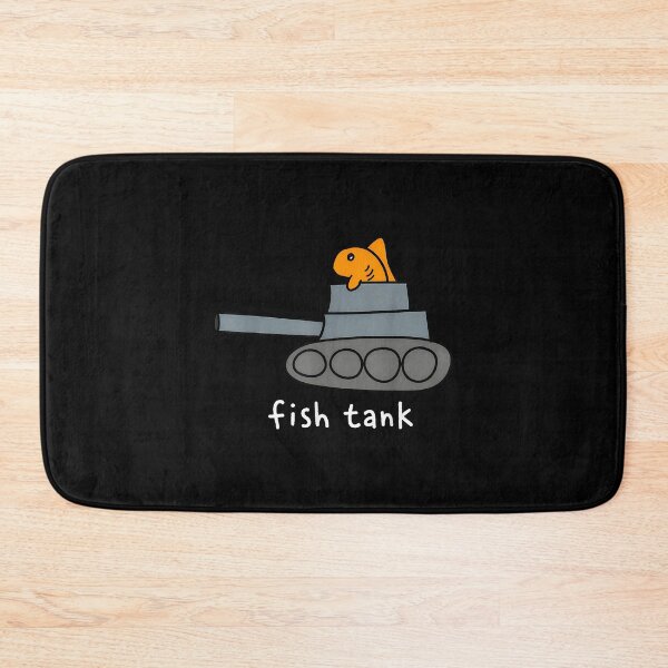 Item preview, Fish Tank Fish Aquarium Military Tank Pun Humor designed and sold by Glow-Paw-Studio.