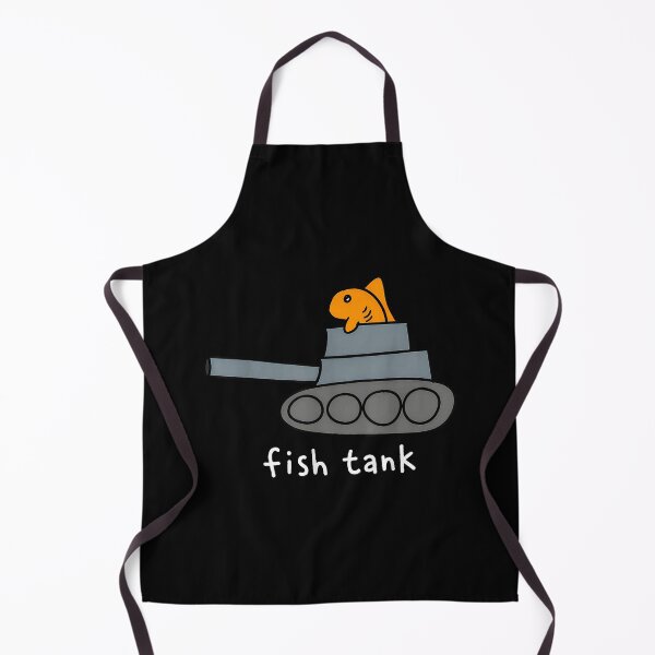 Item preview, Fish Tank Fish Aquarium Military Tank Pun Humor designed and sold by Glow-Paw-Studio.
