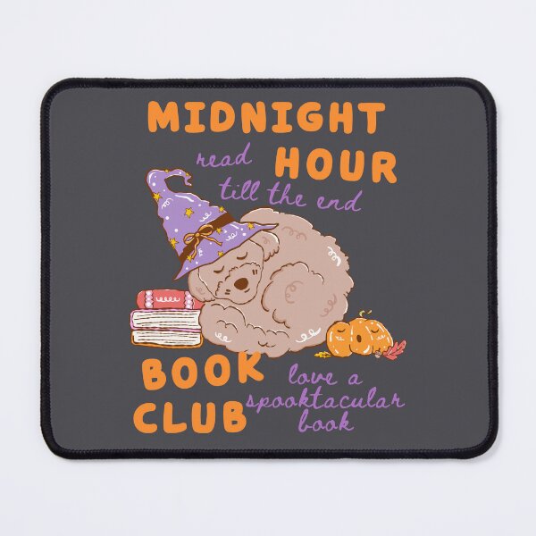 Item preview, Cute Dog Reading, Midnight Hour Book Club, Fall Bookish Halloween, Love Dogs and Books, One More Chapter designed and sold by Forevermore.