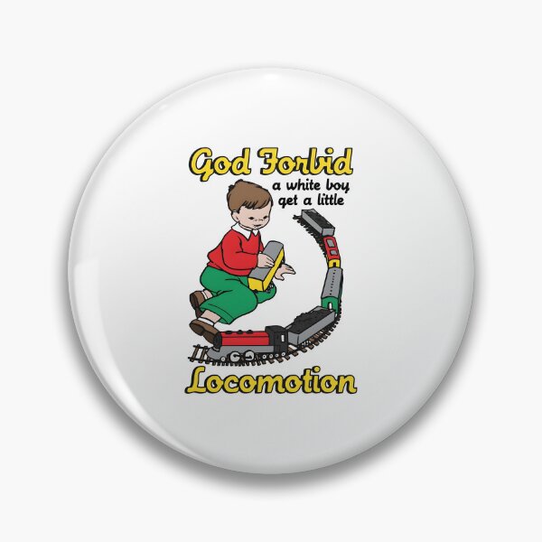 Item preview, God Forbid a White Lion Get a Little Locomotion Funny Rock Music Pun designed and sold by Mind-Drift.