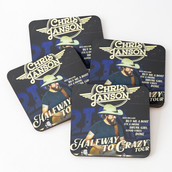 Item preview, Chris Janson Halfway To Crazy designed and sold by betsupha218.