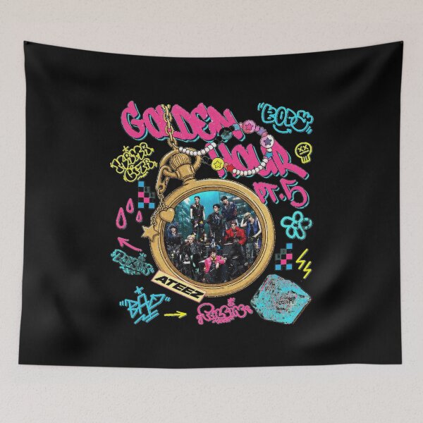 Item preview, Kpop Group Retro Pocket Watch Graphic Tee designed and sold by NicoleMil99954.