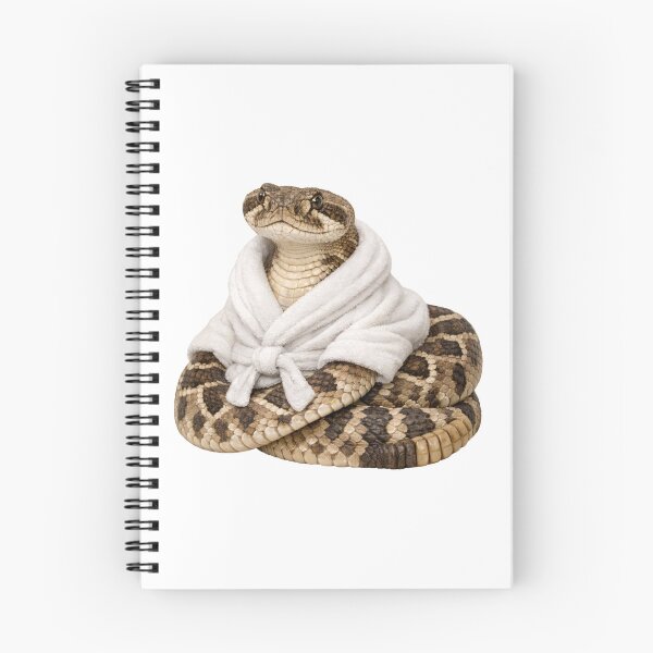 Item preview, Cozy Western Diamondback Rattlesnake in a Bathrobe designed and sold by Sillytoe.