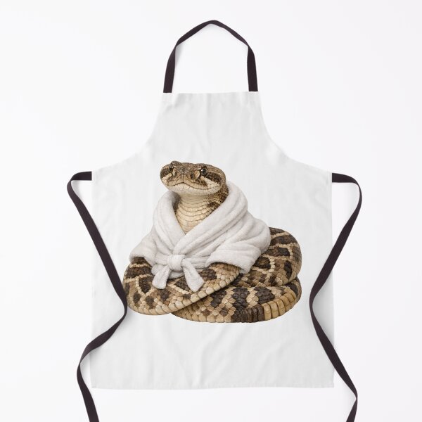 Item preview, Cozy Western Diamondback Rattlesnake in a Bathrobe designed and sold by Sillytoe.