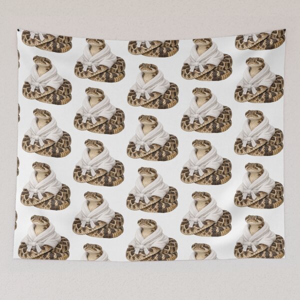 Item preview, Cozy Western Diamondback Rattlesnake in a Bathrobe designed and sold by Sillytoe.