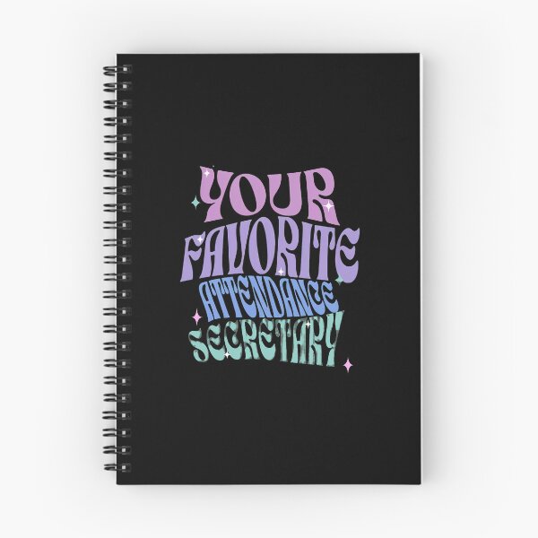 Item preview, Your Favorite Attendance Secretary Retro Wavy Text Design designed and sold by ebberslos.