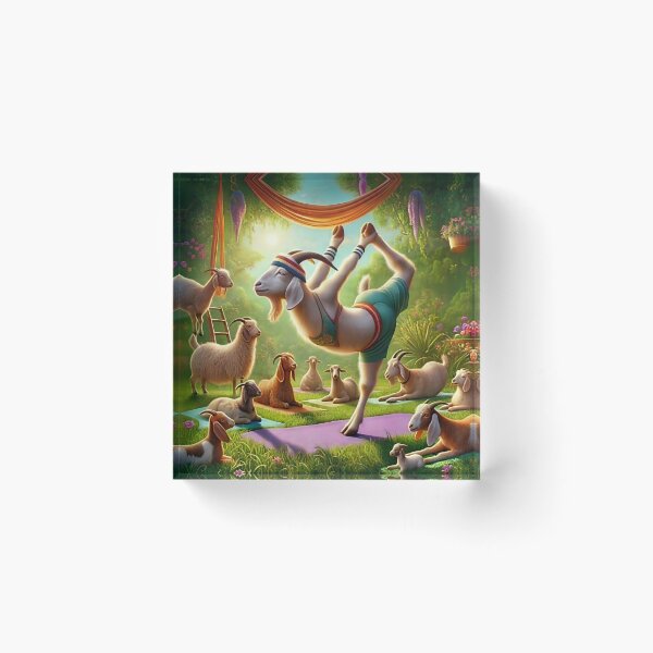Item preview, Yoga Goat designed and sold by gryhenart.