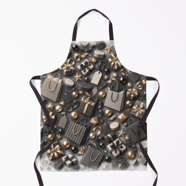 Item preview, Luxury Black and Gold Gift Packaging Seamless Pattern designed and sold by WangAew.