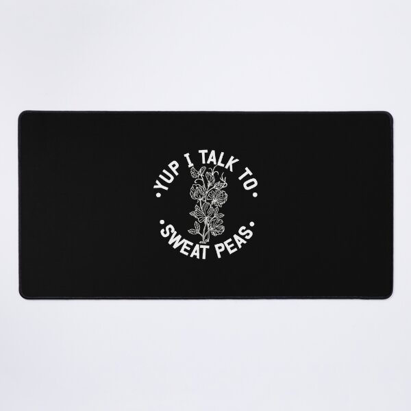 Item preview, Yup I Talk To Sweat Peas Botanical Pun designed and sold by agnes5h.