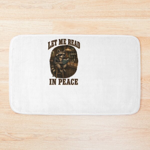 Item preview, Let Me Read In Peace Raccoon Reading Book In Bar Vintage designed and sold by DYALEEZ-XCR.