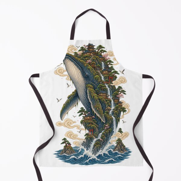 Item preview, The Ancient Whale – Japanese Ukiyo-e Fantasy Art designed and sold by Substance_life.