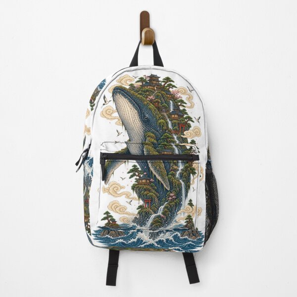 Item preview, The Ancient Whale – Japanese Ukiyo-e Fantasy Art designed and sold by Substance_life.