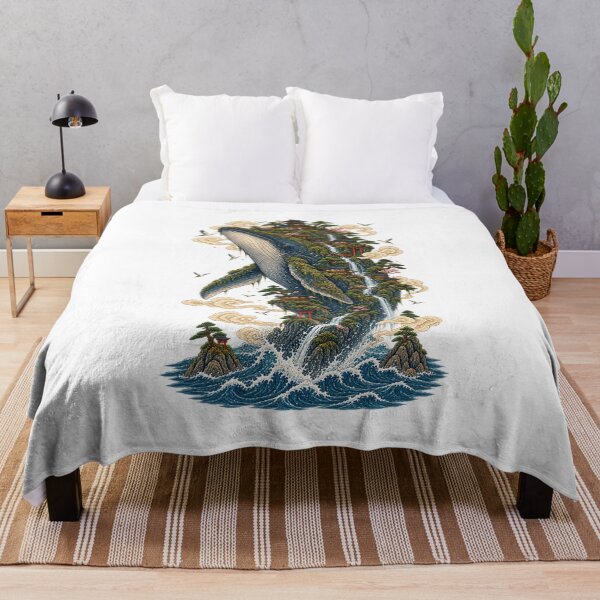 Item preview, The Ancient Whale – Japanese Ukiyo-e Fantasy Art designed and sold by Substance_life.