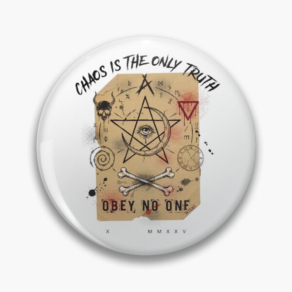 Item preview, Chaos Magic T-Shirt | Intent Is Real Occult Symbol Halloween Graphic Tee v8 designed and sold by DarylWelsh2024.