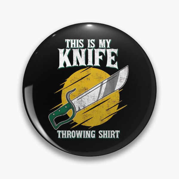 Item preview, This Is My Knife Throwing Shirt Retro Combat Knife designed and sold by agnes5h.