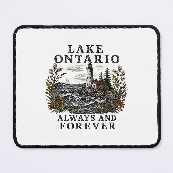 Item preview, Lake Ontario Always and Forever FDT Lighthouse Great Lakes designed and sold by Mind-Drift.