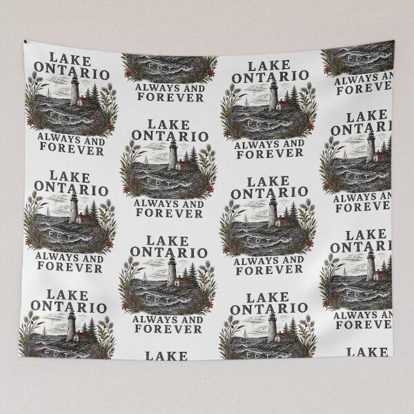 Item preview, Lake Ontario Always and Forever FDT Lighthouse Great Lakes designed and sold by Mind-Drift.