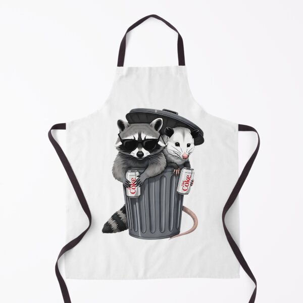 Item preview, Trash Panda And Opossum Best Friends Enjoying A Soda Snack Night Out | Limited Edition designed and sold by Panagoon.