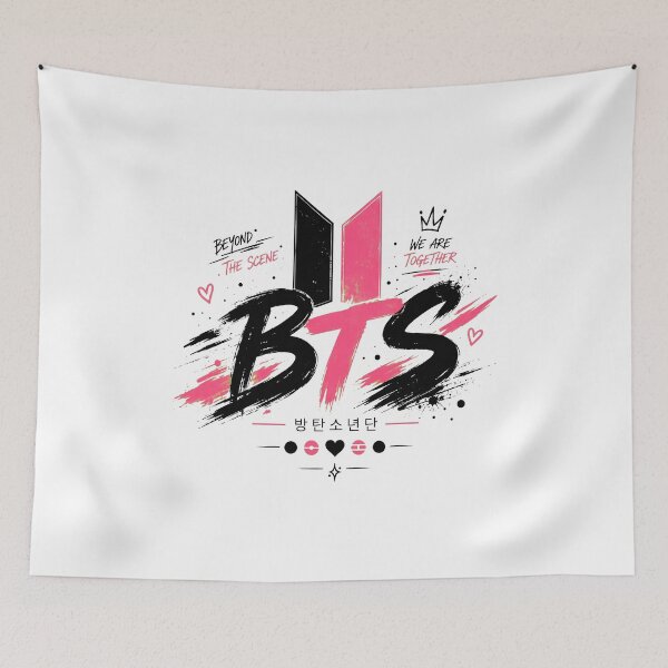 Item preview, K-Pop Fan Brushstroke Graphic  designed and sold by remuscorby.