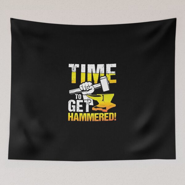 Item preview, Time To Get Hammered Blacksmith Anvil Fist Hammer designed and sold by caevelynlm7.