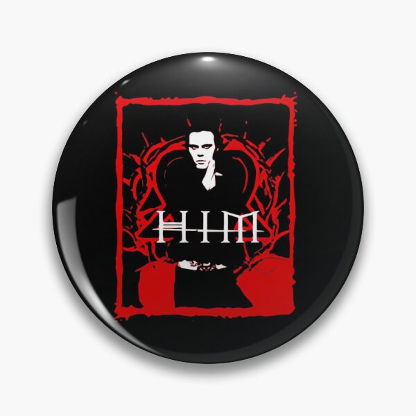 Item preview, HIM Band Gothic Rose Pentagram designed and sold by Achraf-Termane.