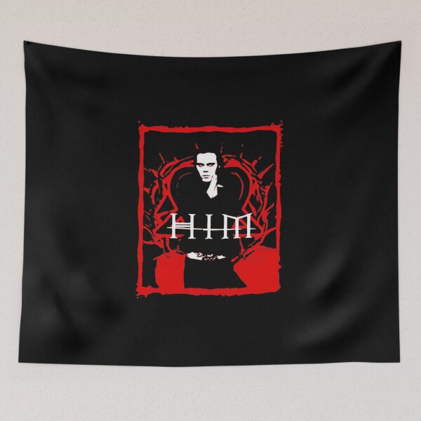 Item preview, HIM Band Gothic Rose Pentagram designed and sold by Achraf-Termane.
