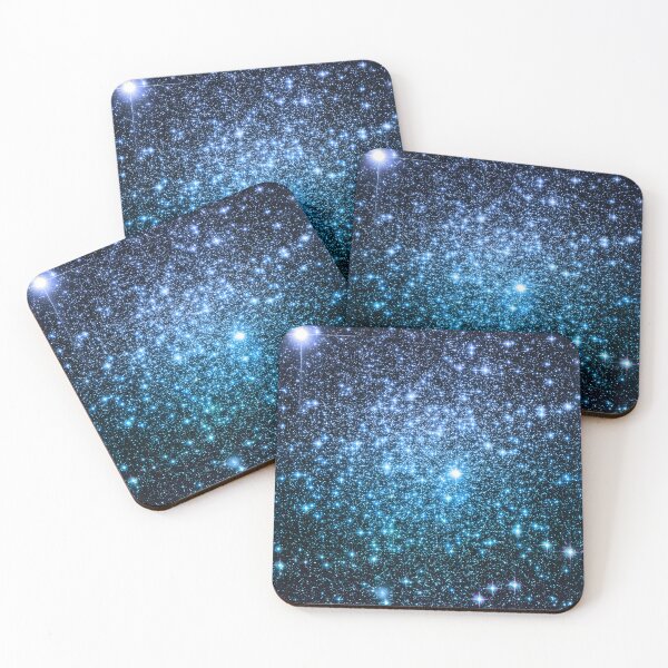 Item preview, Periwinkle Turquoise Blue Galaxy Sparkle Stars Space Merch designed and sold by 2sweetsDesign.